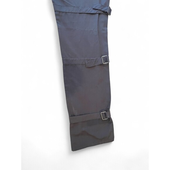 VTG Vince Black Strap Pants Women’s Size 6, Edgy Buckle Detail Cargo Trousers - Picture 3 of 12